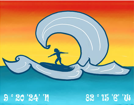 >¡Hola Olas! - Island Art by Yotigo 